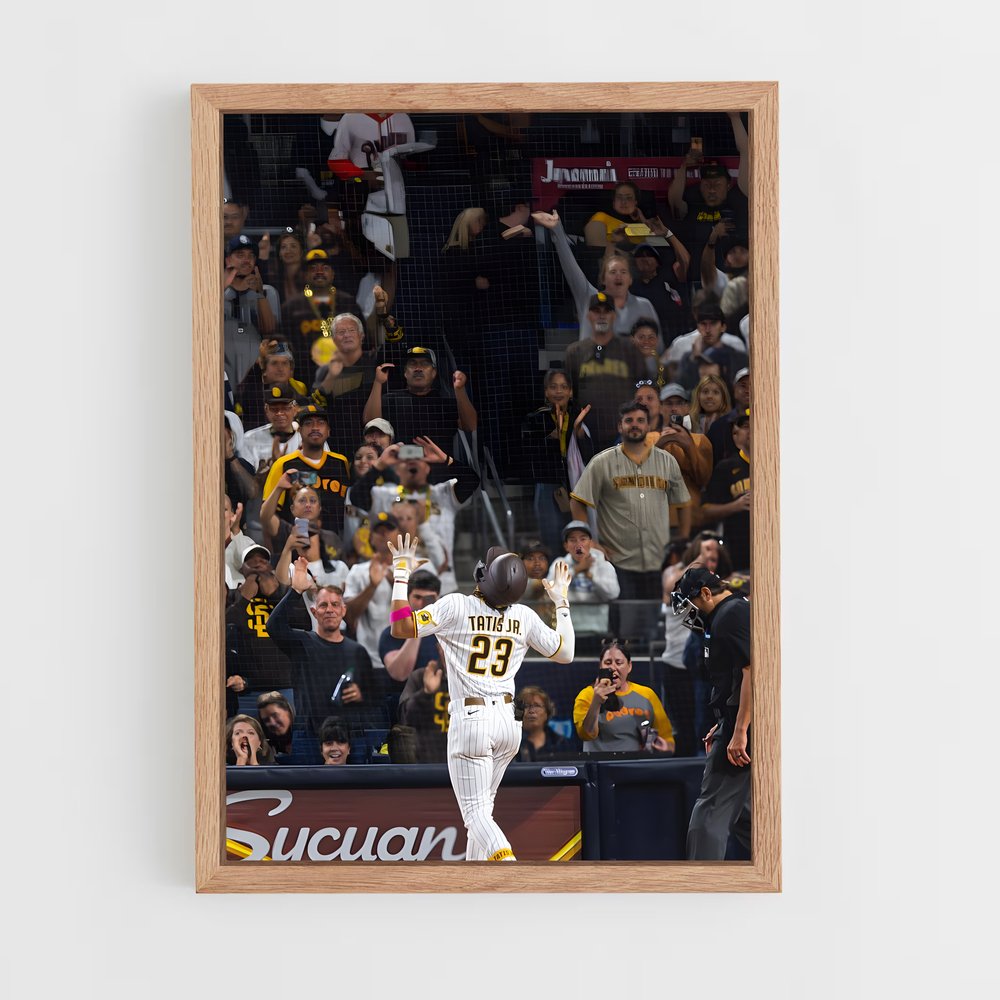 Poster Lancer Éblouissant – affiche Baseball (vue 4)